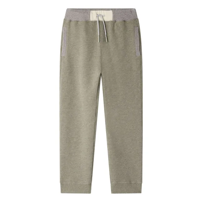Jogger Chiné de algodón orgánico Marcio | Kaki