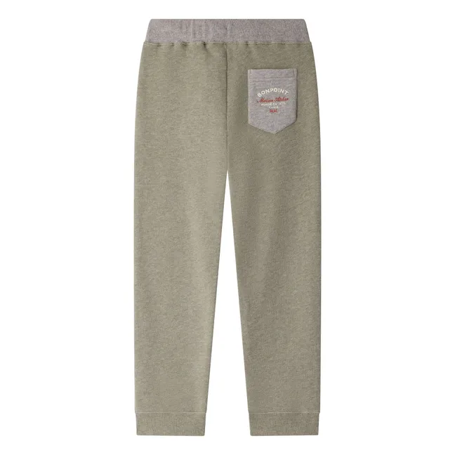 Jogger Chiné de algodón orgánico Marcio | Kaki