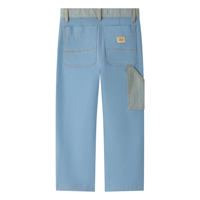Gael organic cotton pants | Light Blue