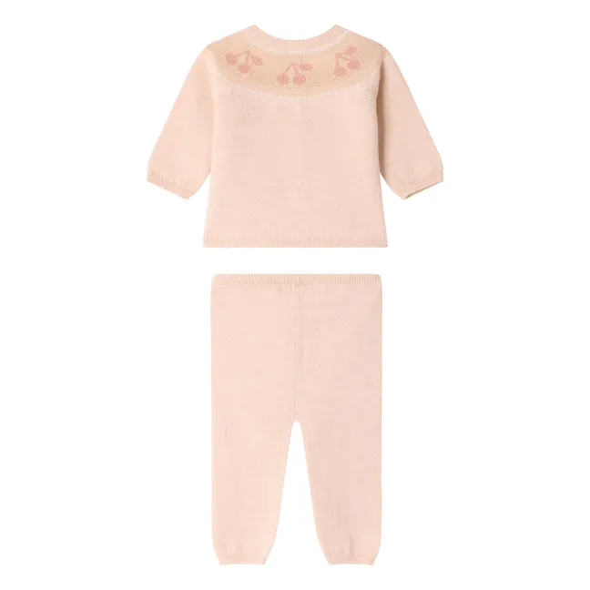 Conjunto de chaqueta y pantalón Jenny Laine | Rosa Pálido
