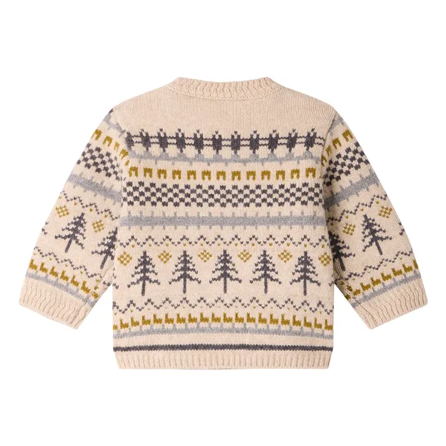Pull Chiné Dalmire Jacquard Hivernal Laine | Ficelle