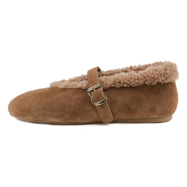 Ballerines Anoush Suède | Camel
