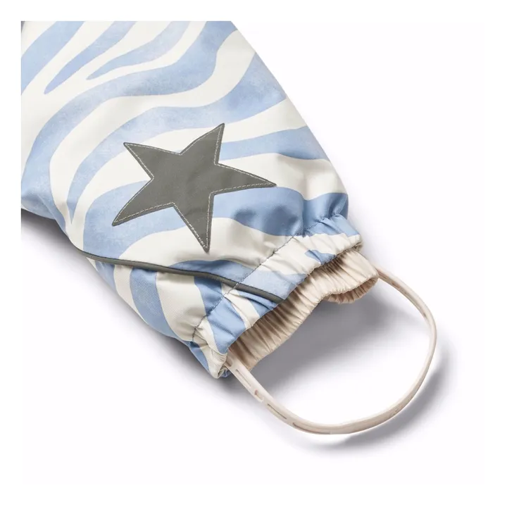 Molo Pyxis Zebra Ski Suit Light blue Smallable