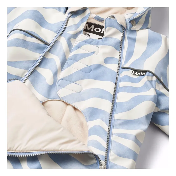 Molo Pyxis Zebra Ski Suit Light blue Smallable