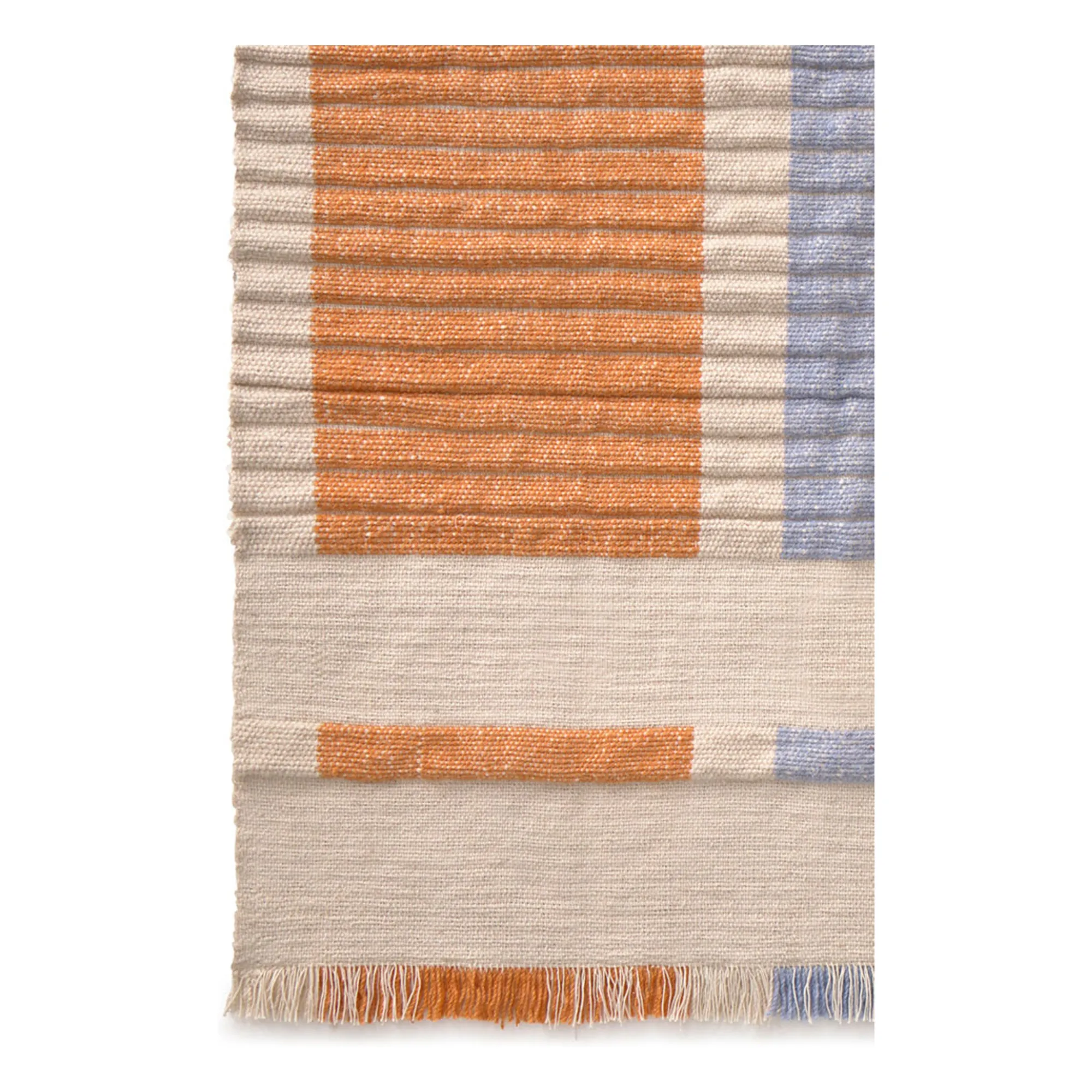 Tapis tissé en laine et coton | Naturel- Image produit n°3
