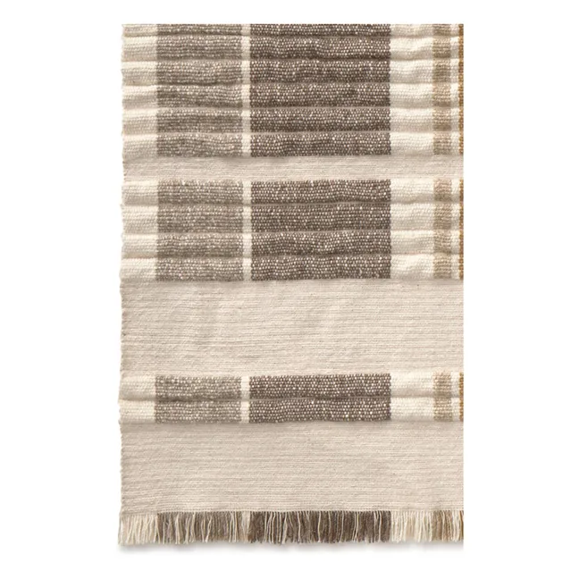 Wool and cotton woven rugs | Yellow