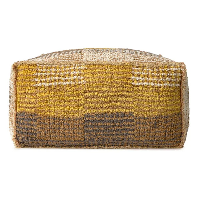 City reversible pouffe | Yellow