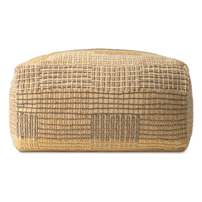 City reversible pouffe | Yellow