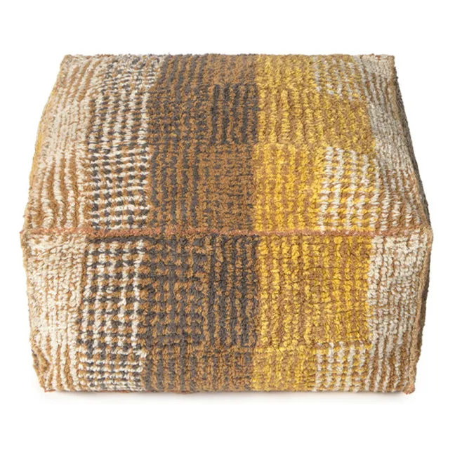 City reversible pouffe | Yellow