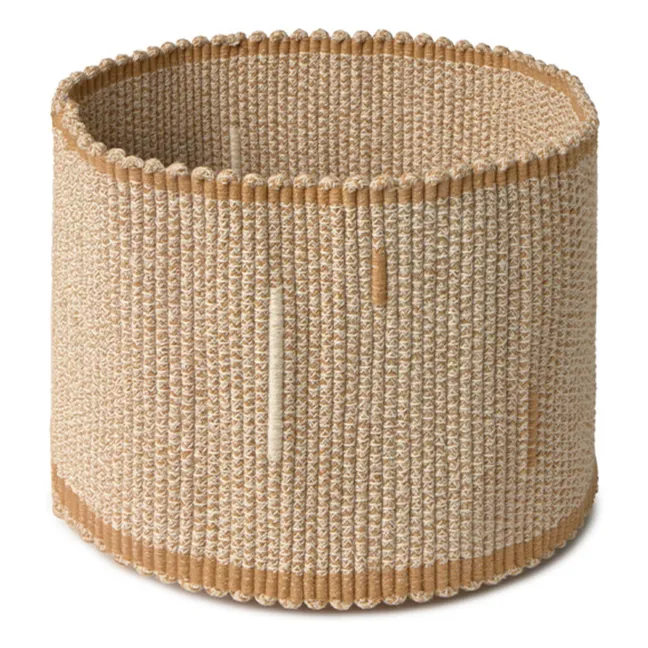 Cesta de almacenaje tejida | Beige