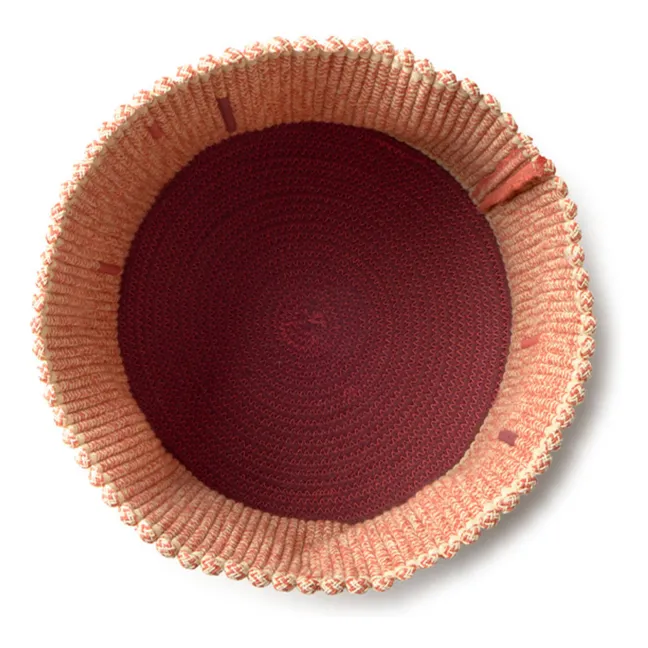 Panier de rangement tissé | Terracotta