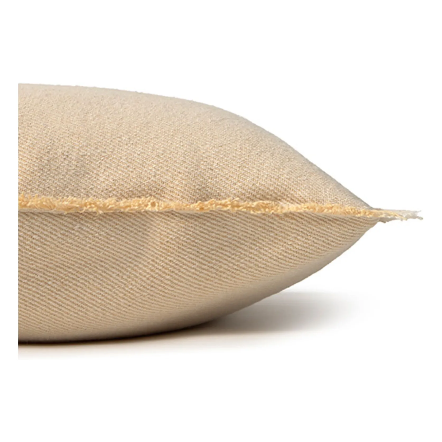 Coussin carré en twill | Naturel- Image produit n°2
