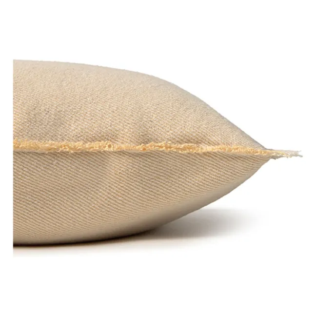 Square twill cushion | Natural