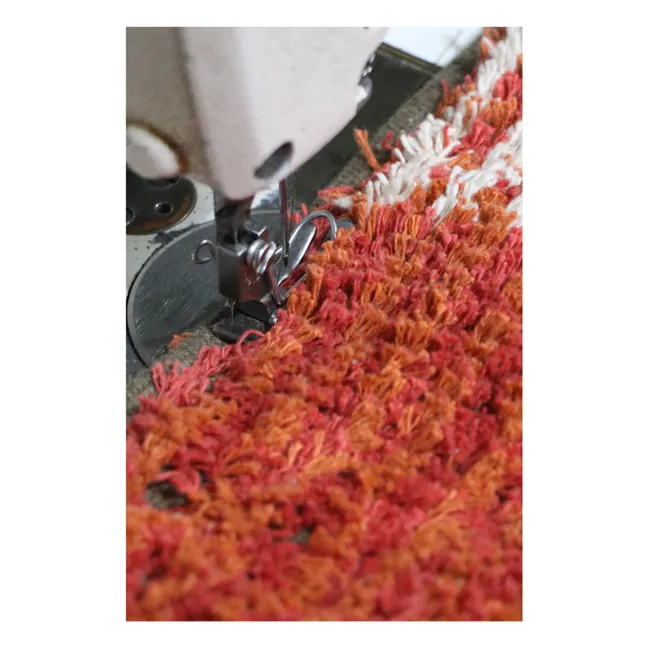 Pouf réversible City | Rouge