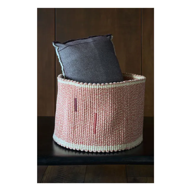 Woven storage basket | Terracotta