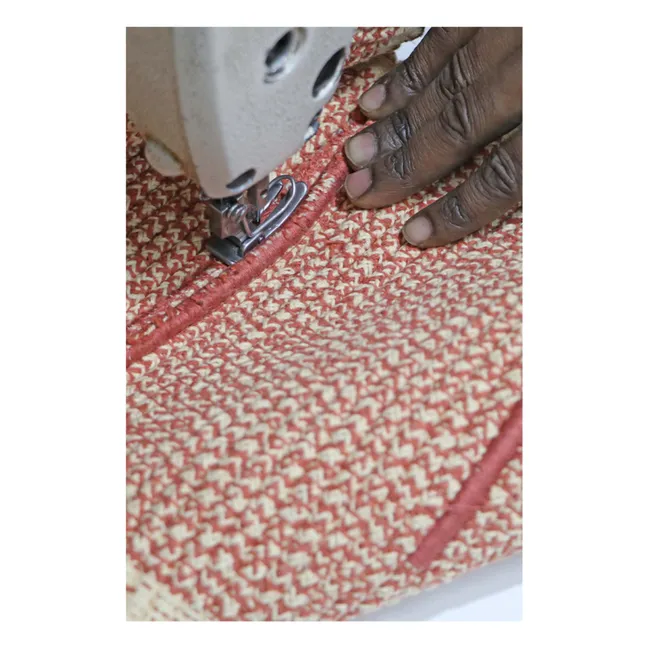 Woven storage basket | Terracotta