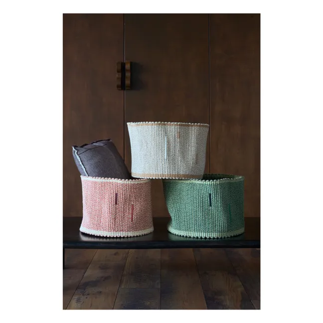 Panier de rangement tissé | Beige