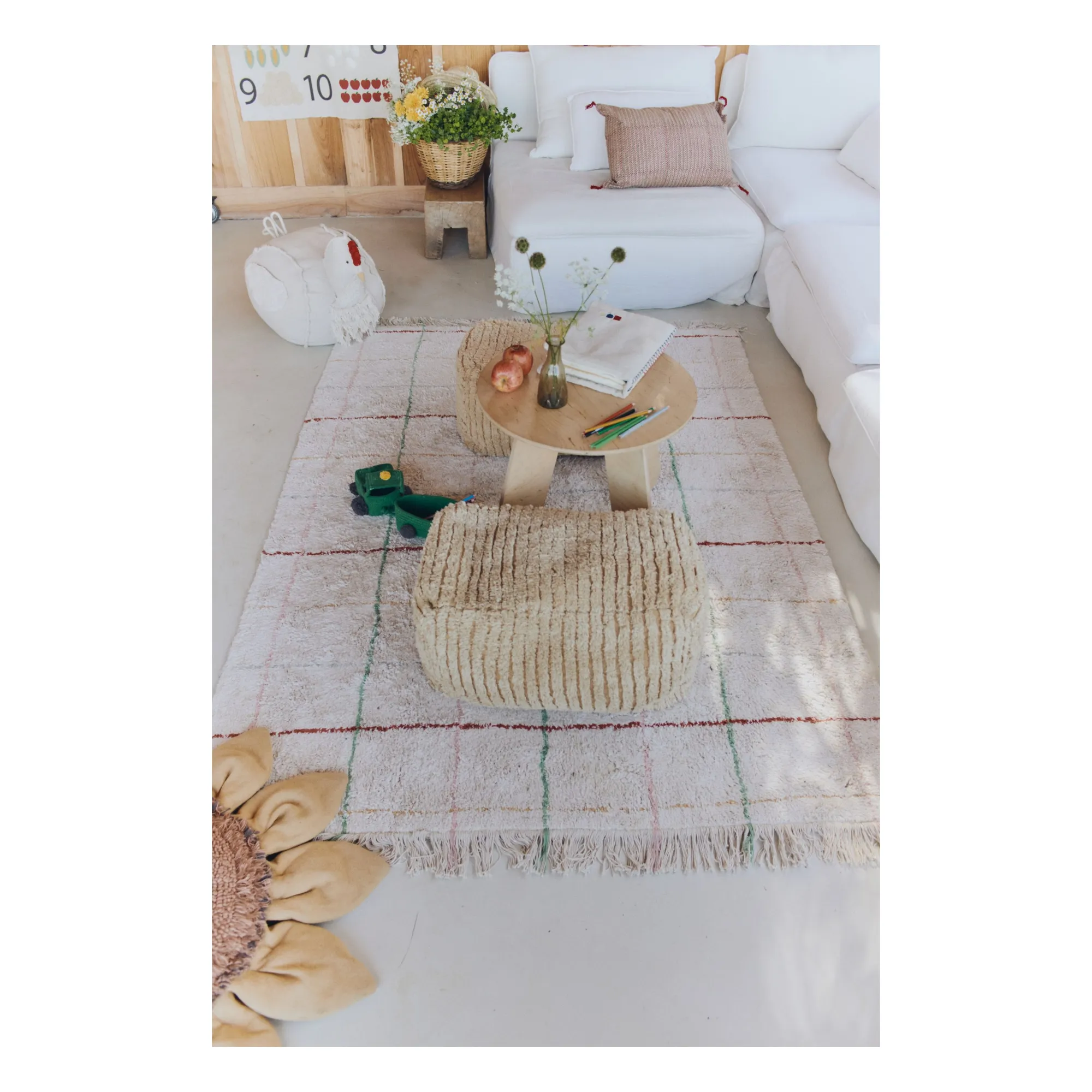 Tapis Color Lines | Beige- Image produit n°6
