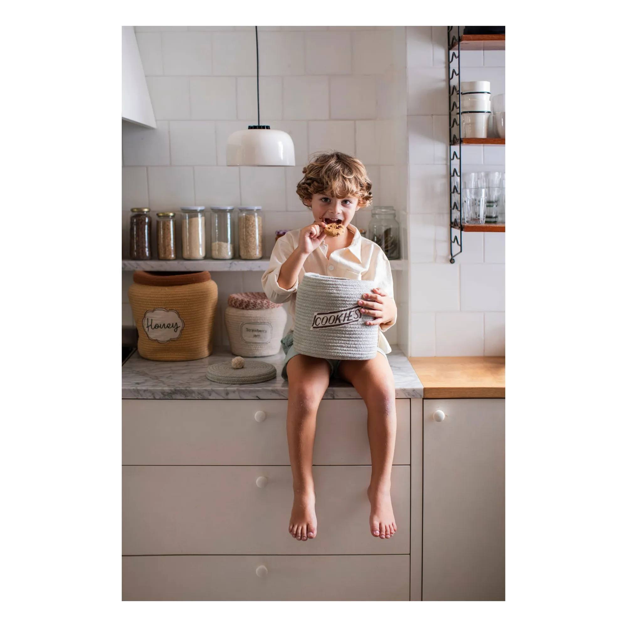 Panier de rangement Jam | Jaune- Image produit n°9
