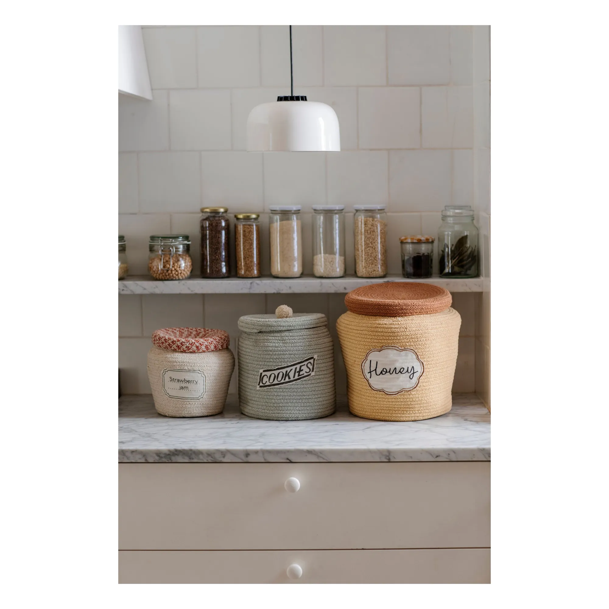 Panier de rangement Jam | Jaune- Image produit n°1