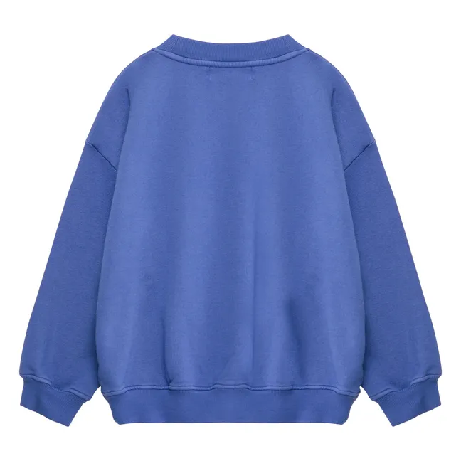 Sweat N°7 Coton Bio | Bleu
