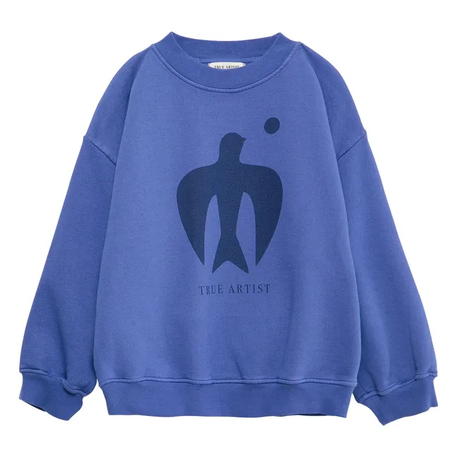 Sweat N°7 Coton Bio | Bleu
