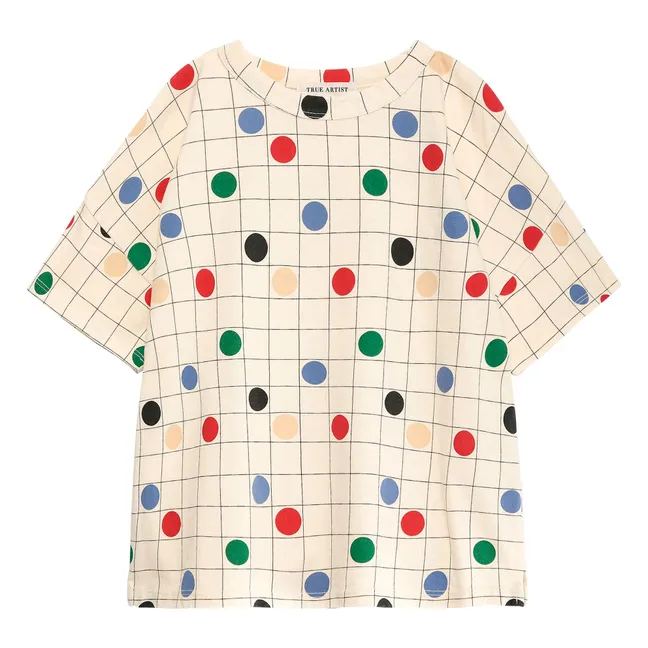 T-shirt Circles Coton Bio | Beige