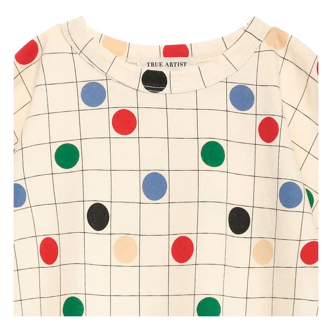 T-shirt Circles Coton Bio | Beige