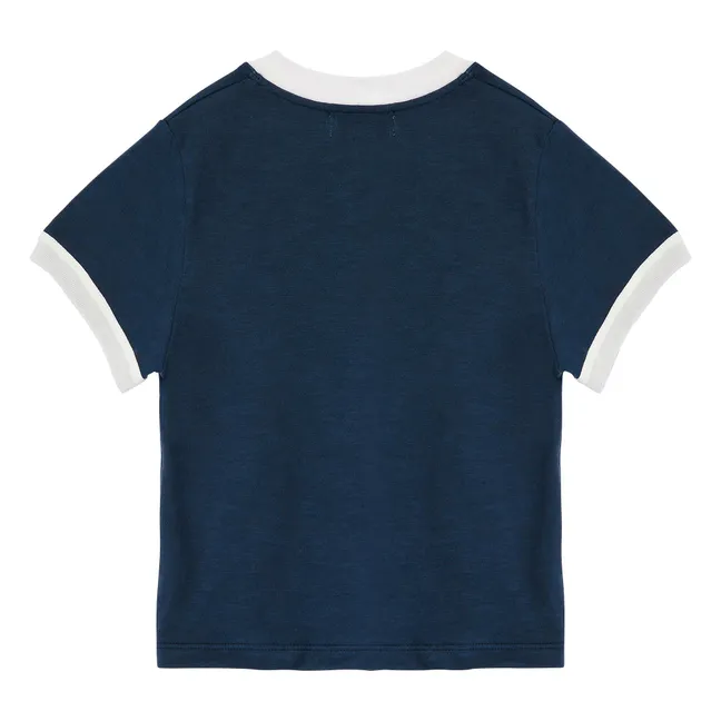 T-shirt N°25 | Bleu foncé