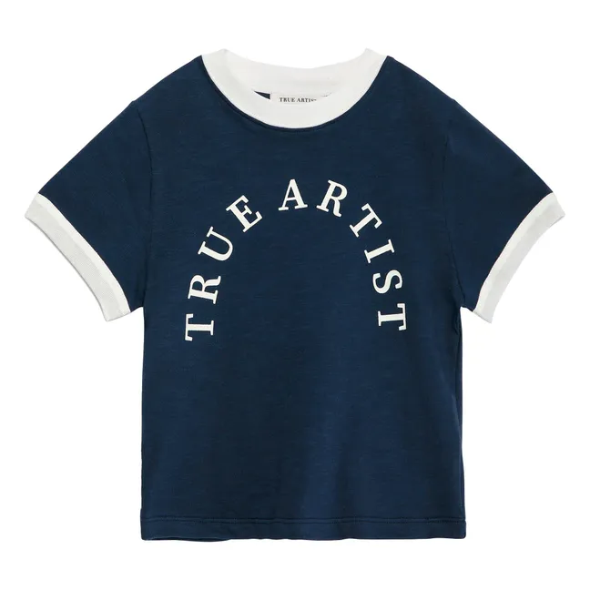 T-shirt N°25 | Bleu foncé