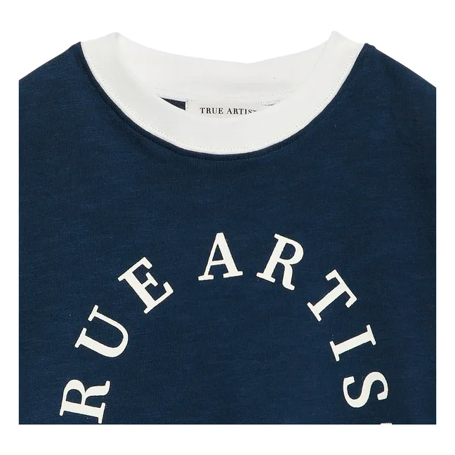 T-shirt N°25 | Bleu foncé
