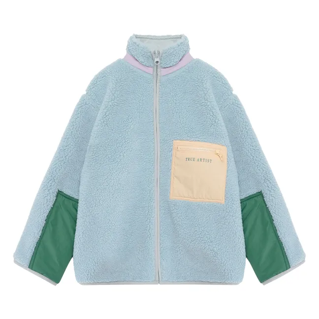 N°3 Reversible Sherpa Jacket | Blue