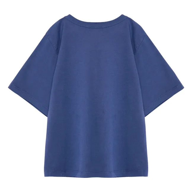 T-shirt N°5 Coton Bio | Bleu marine