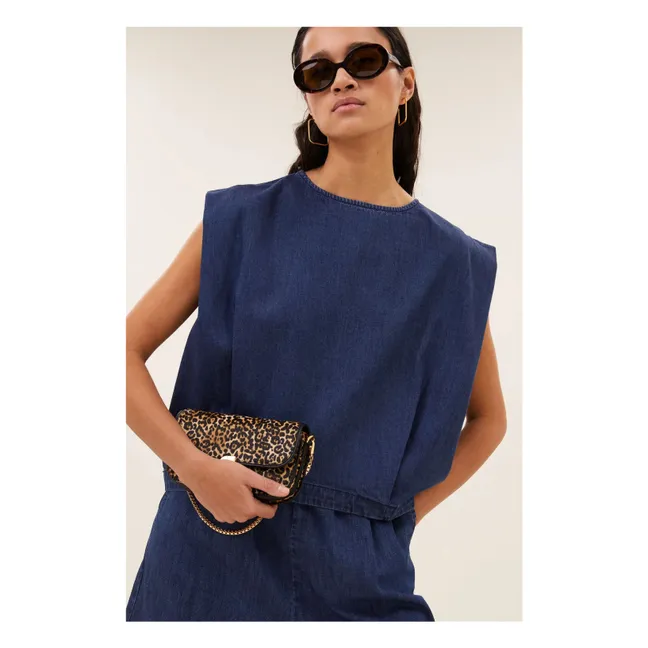 Top vaquero Ginza | Azul Marino