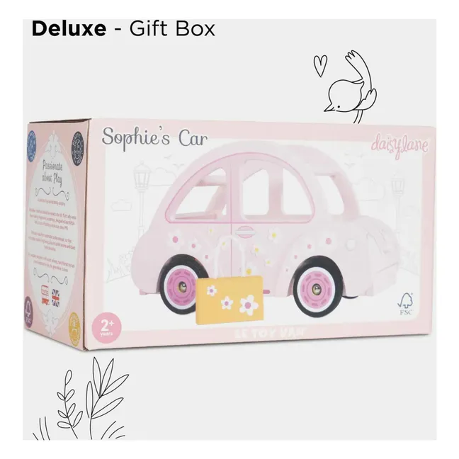 Voiture pour poupée Sophie | Rose