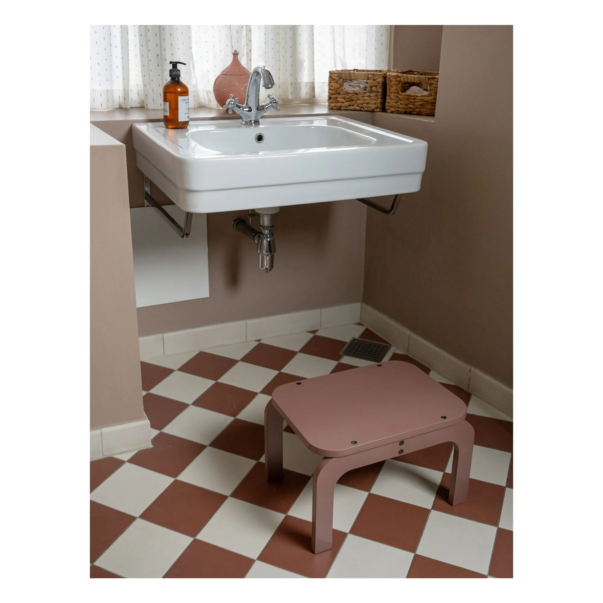 Marche-pied Kiddo | Vieux Rose- Image produit n°1