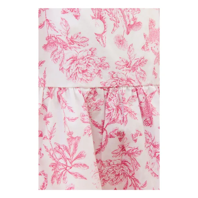 Robe Fleurie - Inspiration Toile de Jouy | Rose
