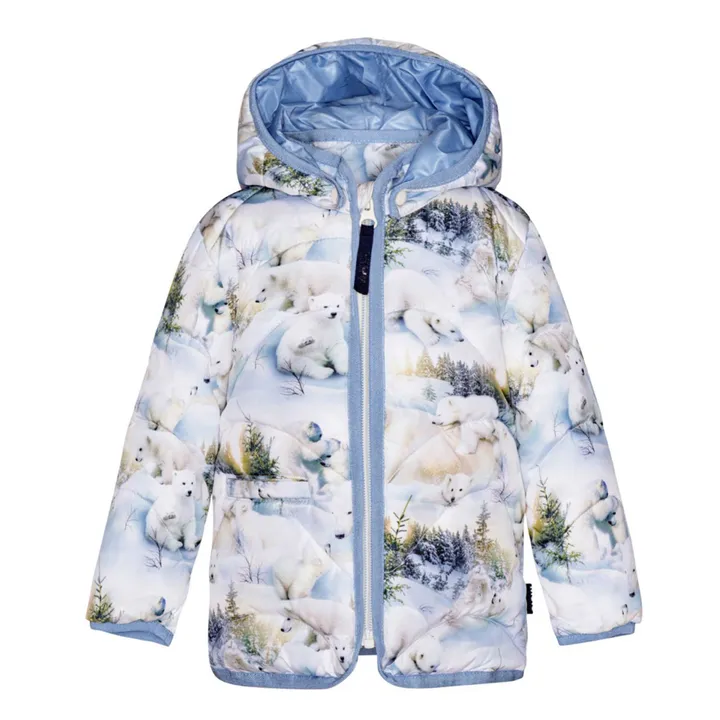 Molo Harmony Bear down jacket Light Blue Smallable