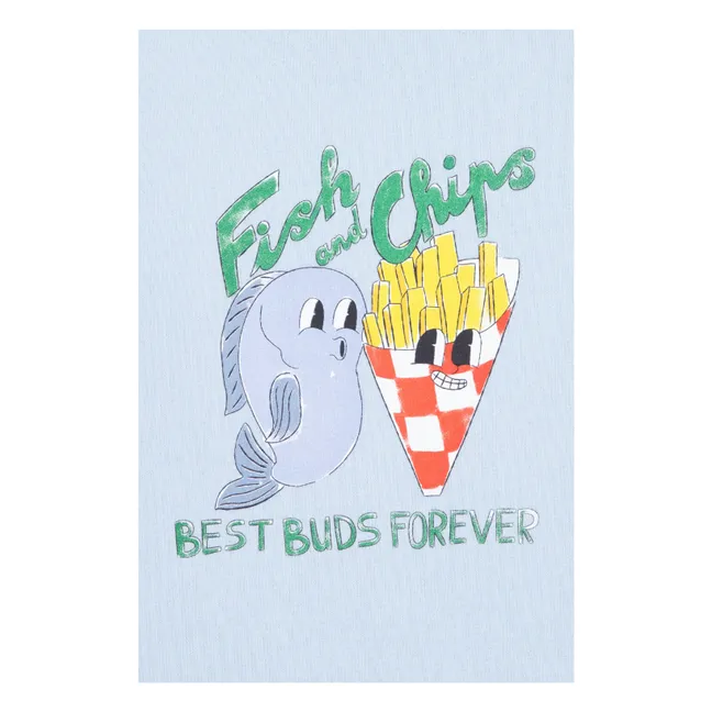 Sweat Smile Fish | Bleu Clair