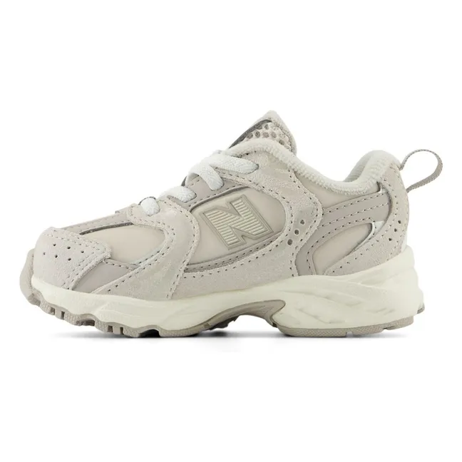 Elasticated Lace Sneakers 530 | Cream
