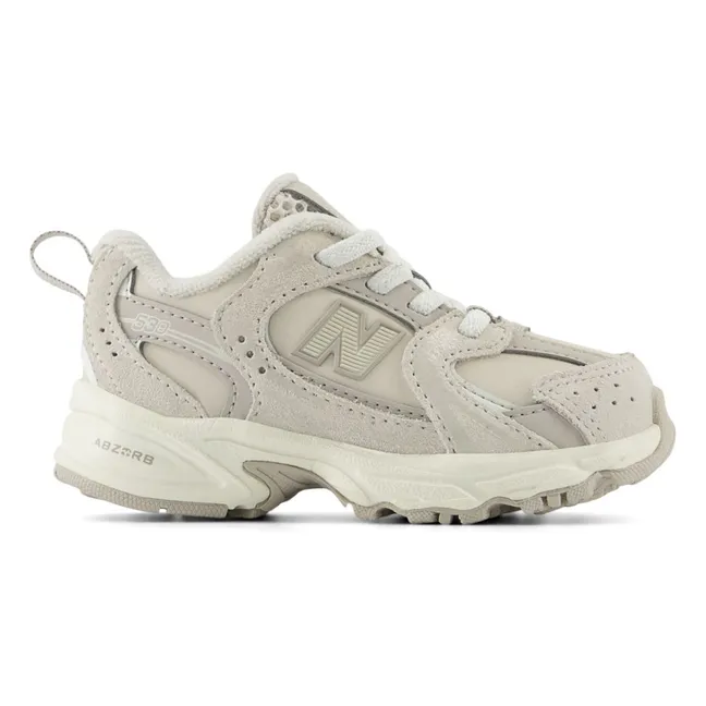 Elasticated Lace Sneakers 530 | Cream