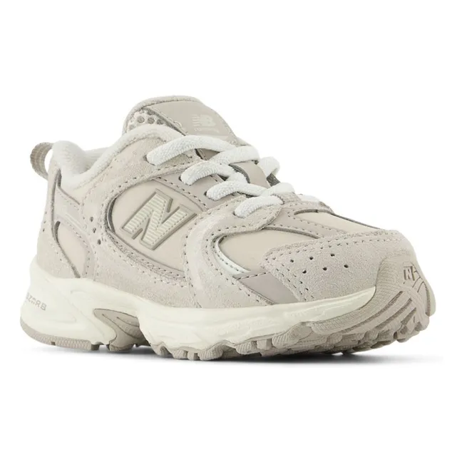 Elasticated Lace Sneakers 530 | Cream