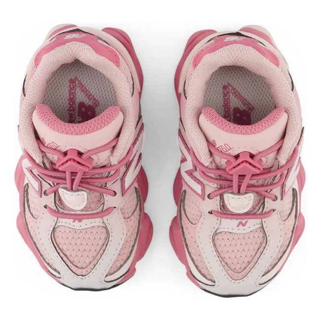 Elasticated Lace Sneakers 9060 | Pink