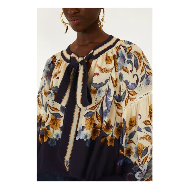 Blouse Golden Nature | Bleu marine