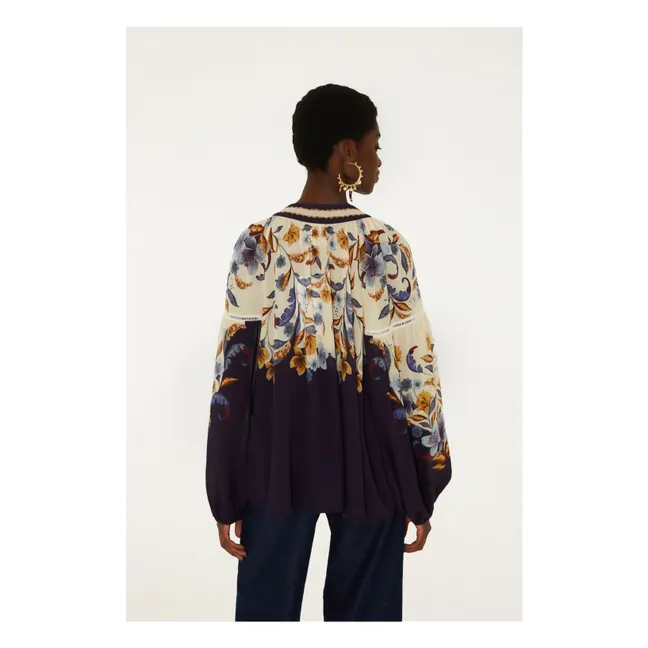 Blouse Golden Nature | Bleu marine