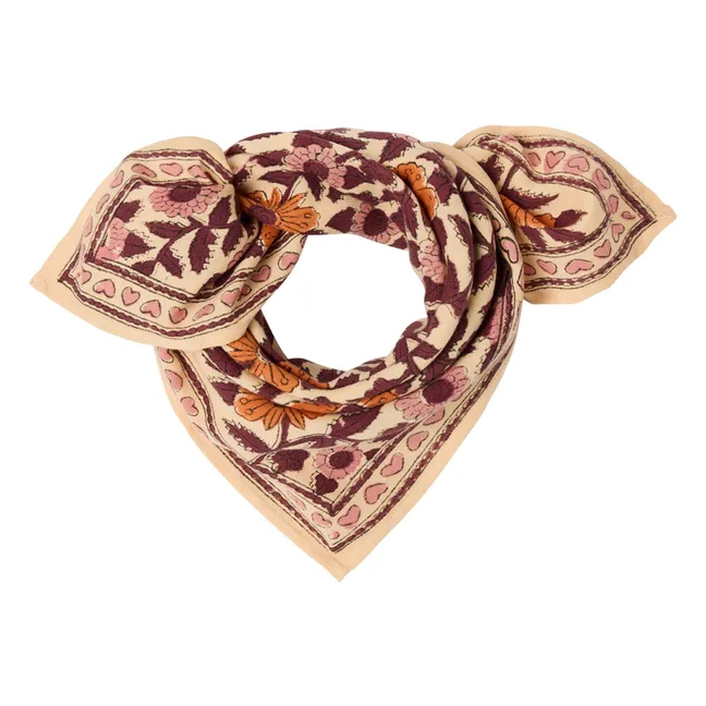Little Manika Scarf Hearts | Pink