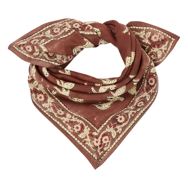Petit Foulard Manika Bengals | Marron