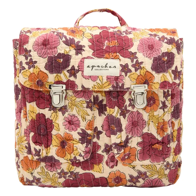 Mochila Suji Floral | Beige