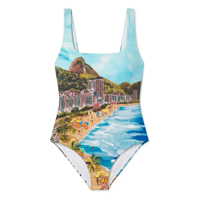 Maillot Une Pièce Copacabana | Bleu