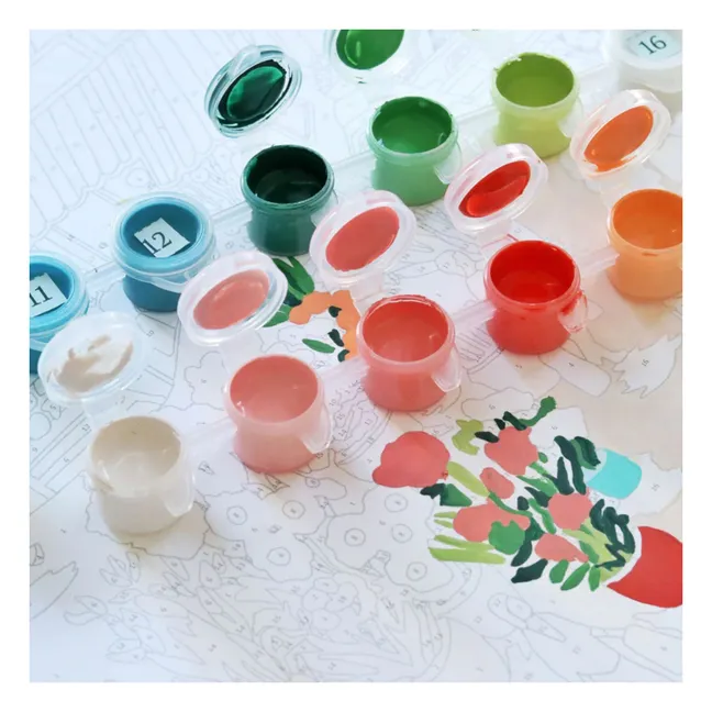 Kit de peinture au numéro - Flower Market